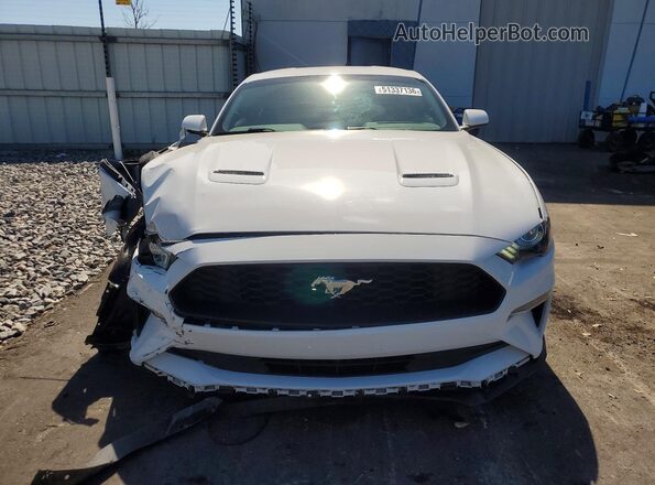1FA6P8TH6K5114795 2019 FORD MUSTANG White Vista frontal