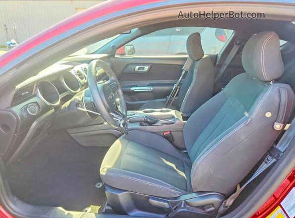 1FA6P8TH6K5161020 2019 FORD MUSTANG Red წინა სალონის ხედი