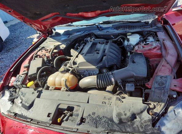 1FA6P8TH6K5161020 2019 FORD MUSTANG Red უკანა სალონის ხედი