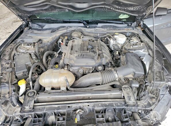 1FA6P8TH6K5168324 2019 FORD MUSTANG Gray Вид задньої частини салону