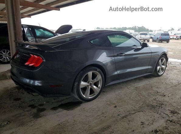 1FA6P8TH6K5168324 2019 FORD MUSTANG Gray Задня права чверть