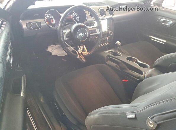 1FA6P8TH6K5168324 2019 FORD MUSTANG Gray Вид панелі приладів