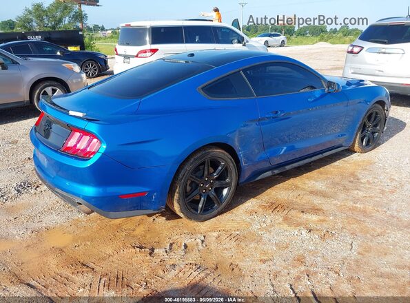 1FA6P8TH6K5202052 2019 FORD MUSTANG Blue Հետևի աջ