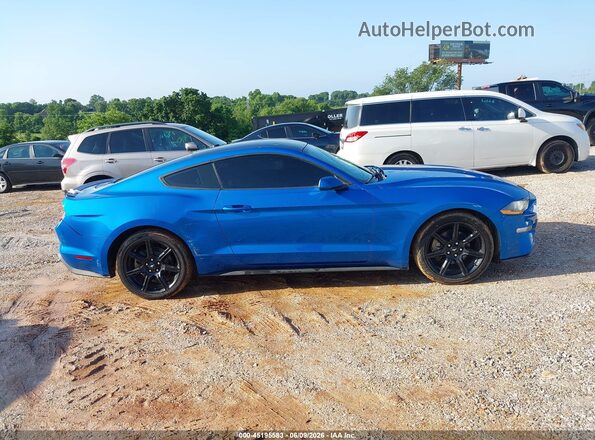 1FA6P8TH6K5202052 2019 FORD MUSTANG Blue Սալոնի հետևի տեսք