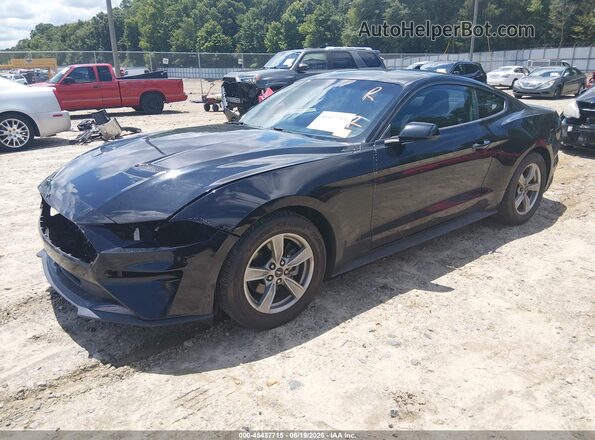 1FA6P8TH6L5175694 2020 FORD MUSTANG Черный Передняя левая четверть