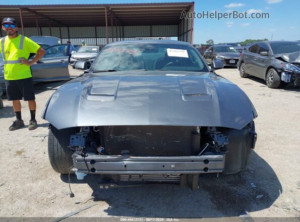 1FA6P8TH6M5154989 2021 FORD MUSTANG Gray ხელსაწყოთა პანელის ხედი