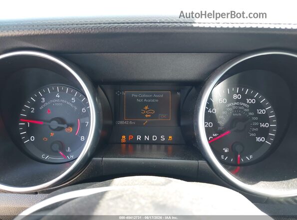 1FA6P8TH6M5154989 2021 FORD MUSTANG Gray უკანა სავარძლების ხედი
