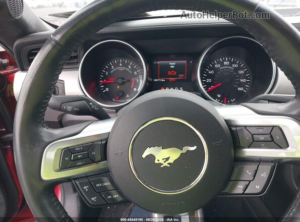 1FA6P8TH6P5106753 2023 FORD MUSTANG Red Հետևի նստատեղերի տեսք