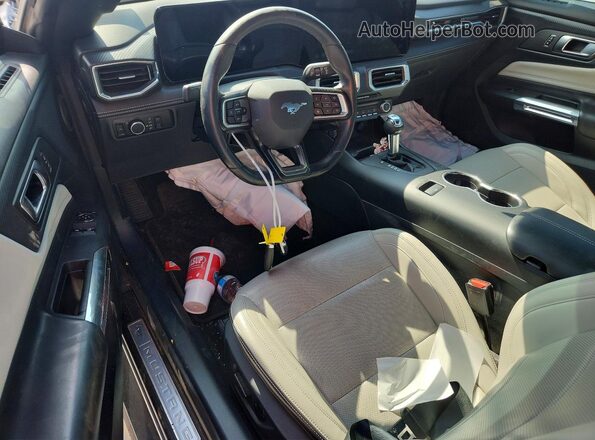 1FA6P8TH6R5110191 2024 FORD MUSTANG Gray Առջևի վահանակի տեսք
