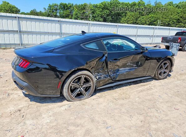 1FA6P8TH6R5138430 2024 FORD MUSTANG Черный Задняя правая четверть