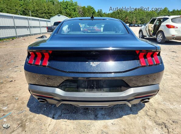 1FA6P8TH6R5138430 2024 FORD MUSTANG Черный Вид сзади