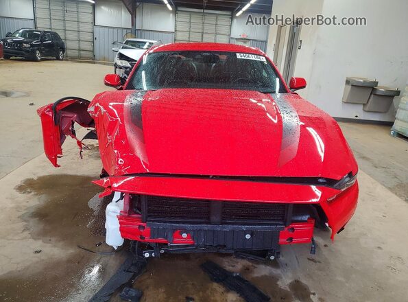 1FA6P8TH6S5109791 2025 FORD MUSTANG Red Vista frontal