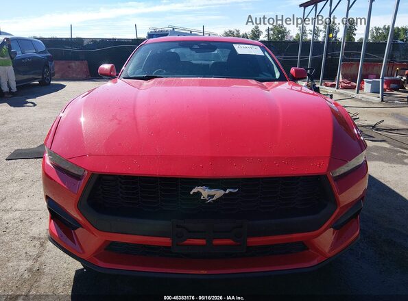 1FA6P8TH6T5114555 2026 FORD MUSTANG Red Vista del cuadro de instrumentos