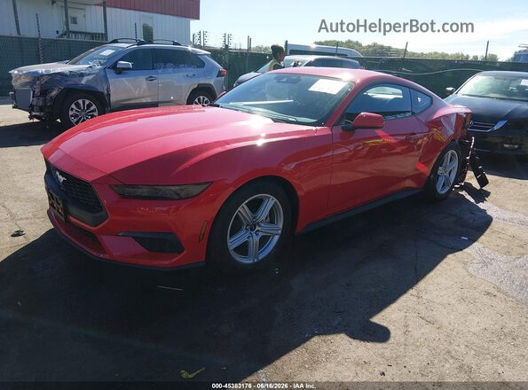 1FA6P8TH6T5114555 2026 FORD MUSTANG Red Vista tres cuartos delantera izquierda