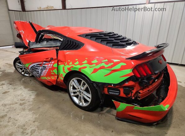 1FA6P8TH7G5242339 2016 FORD MUSTANG Оранжевый Задняя левая четверть