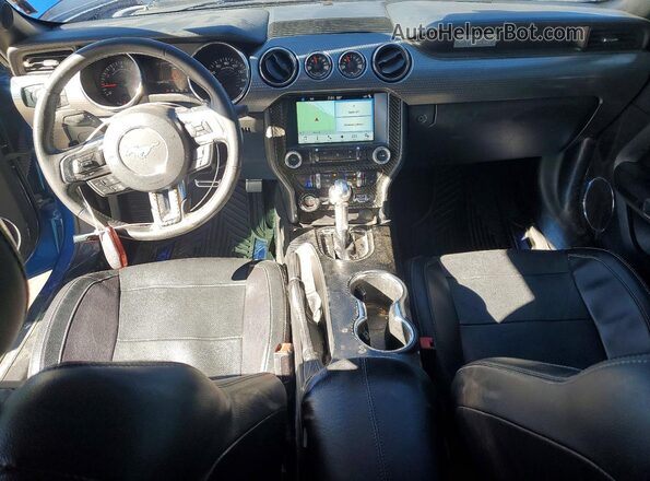 1FA6P8TH7H5257232 2017 FORD MUSTANG Blue Առջևի վահանակի տեսք