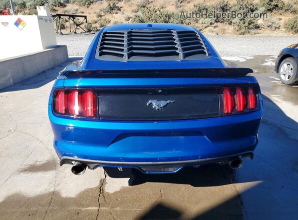 1FA6P8TH7H5257232 2017 FORD MUSTANG Blue Հետևի տեսք