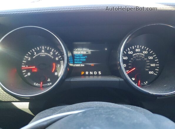 1FA6P8TH7H5257232 2017 FORD MUSTANG Blue Սարքավորումների վահանակի տեսք