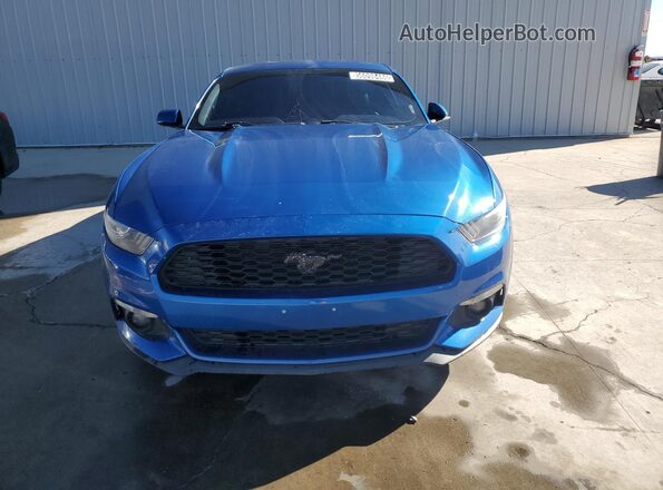 1FA6P8TH7H5257232 2017 FORD MUSTANG Blue VIN կոդի պիտակի տեսք