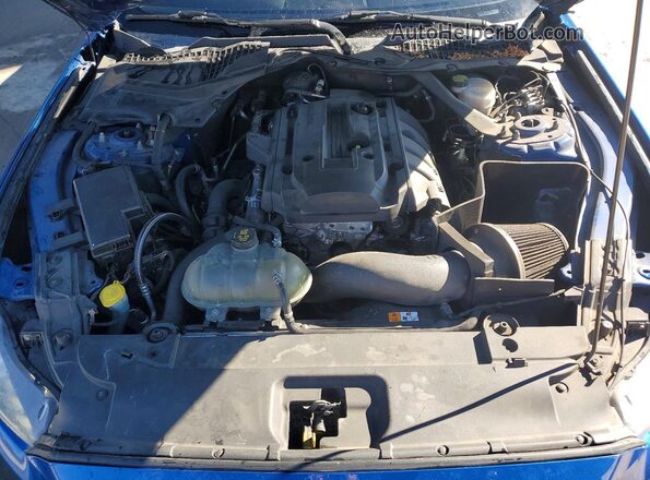 1FA6P8TH7H5257232 2017 FORD MUSTANG Blue Սալոնի հետևի տեսք