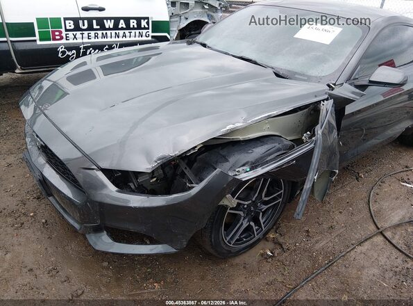 1FA6P8TH7H5322869 2017 FORD MUSTANG Gray Front view