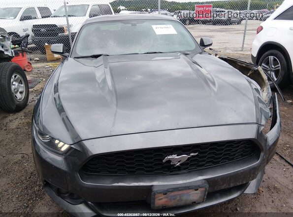 1FA6P8TH7H5322869 2017 FORD MUSTANG Gray Instrument cluster view