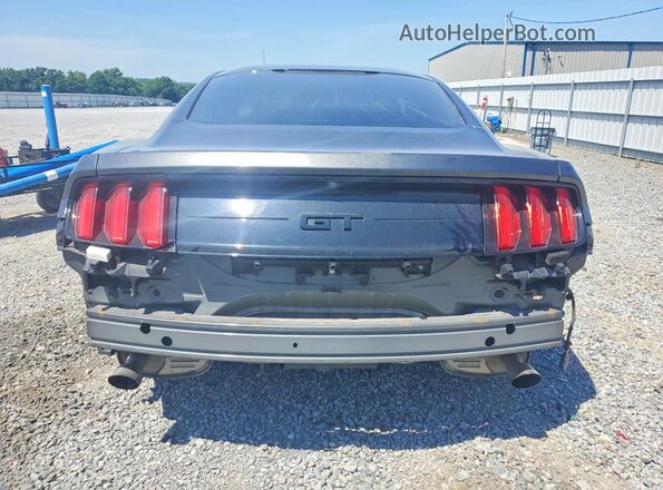 1FA6P8TH7H5357864 2017 FORD MUSTANG Gray Вид ззаду
