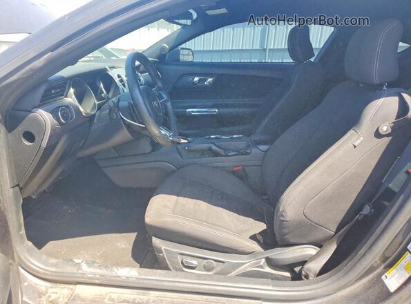 1FA6P8TH7H5357864 2017 FORD MUSTANG Gray Вид салону спереду
