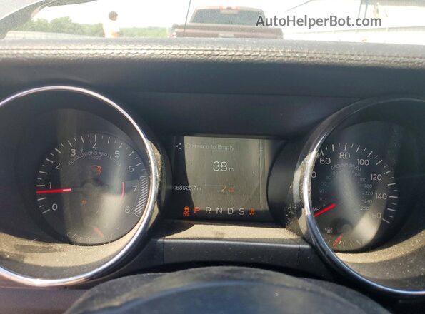 1FA6P8TH7H5357864 2017 FORD MUSTANG Gray Вид щитка приладів