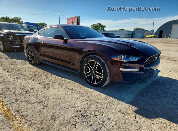 1FA6P8TH7J5105098 2018 FORD MUSTANG Maroon Front right