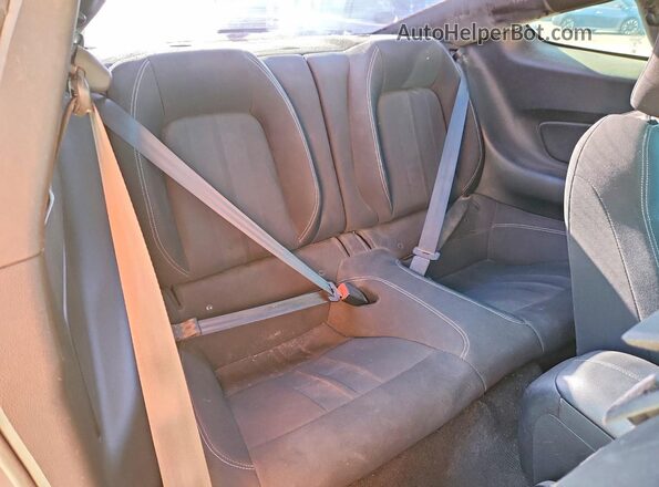 1FA6P8TH7J5105098 2018 FORD MUSTANG Maroon Rear seats view