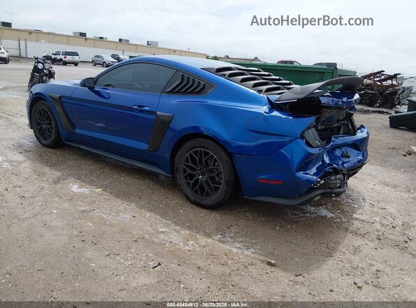 1FA6P8TH7J5120586 2018 FORD MUSTANG Blue Հետևի ձախ