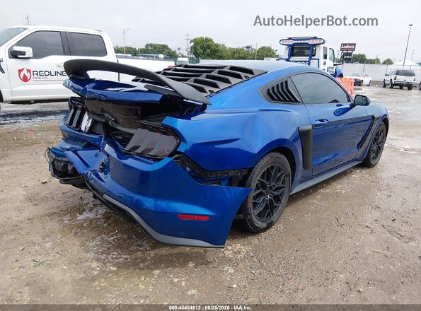 1FA6P8TH7J5120586 2018 FORD MUSTANG Blue Հետևի աջ