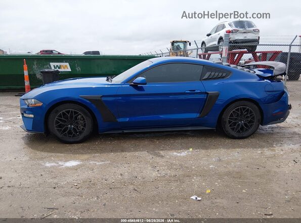 1FA6P8TH7J5120586 2018 FORD MUSTANG Blue Սալոնի 360 աստիճան տեսք