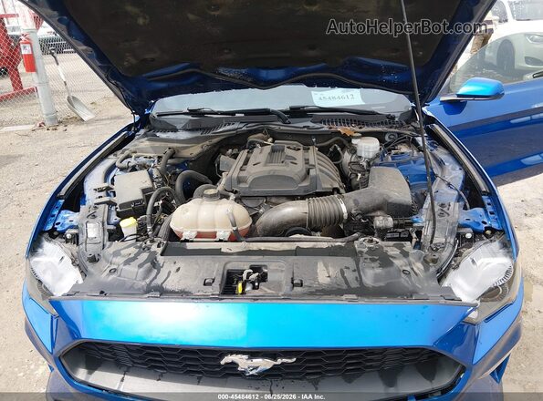 1FA6P8TH7J5120586 2018 FORD MUSTANG Blue Հետևի տեսք