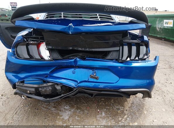1FA6P8TH7J5120586 2018 FORD MUSTANG Blue Դիմացի տեսք