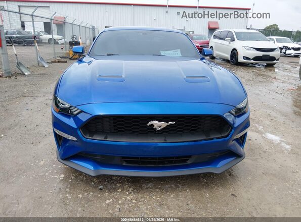 1FA6P8TH7J5120586 2018 FORD MUSTANG Blue Սարքավորումների վահանակի տեսք