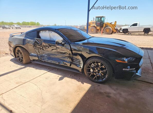 1FA6P8TH7J5180075 2018 FORD MUSTANG Black Front right