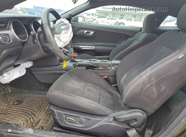 1FA6P8TH7K5129368 2019 FORD MUSTANG Black Սալոնի դիմացի տեսք