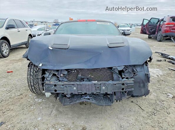 1FA6P8TH7K5129368 2019 FORD MUSTANG Black Դիմացի տեսք