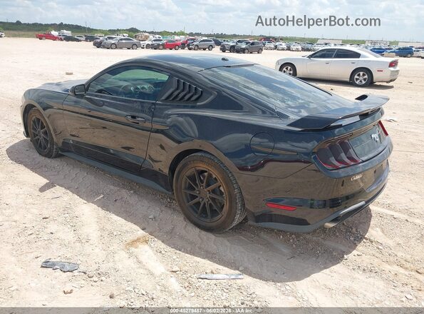 1FA6P8TH7K5130164 2019 FORD MUSTANG Black Задня ліва чверть