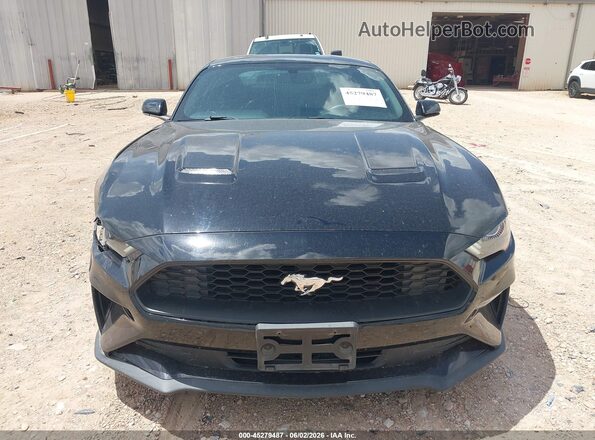1FA6P8TH7K5130164 2019 FORD MUSTANG Black Вид щитка приладів