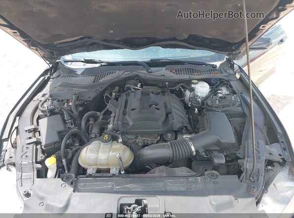 1FA6P8TH7K5130164 2019 FORD MUSTANG Black Вид ззаду