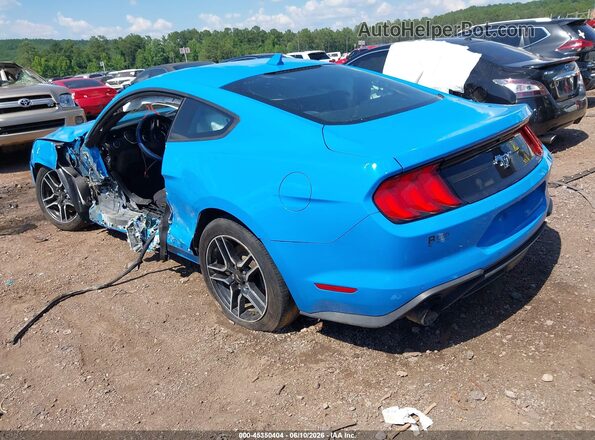 1FA6P8TH7N5129827 2022 FORD MUSTANG Blue უკანა მარცხენა
