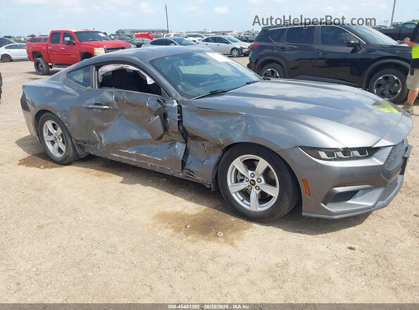 1FA6P8TH7R5113259 2024 FORD MUSTANG Silver Вид спереду