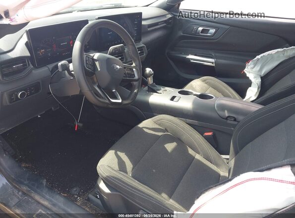 1FA6P8TH7R5113259 2024 FORD MUSTANG Silver Вид салону спереду