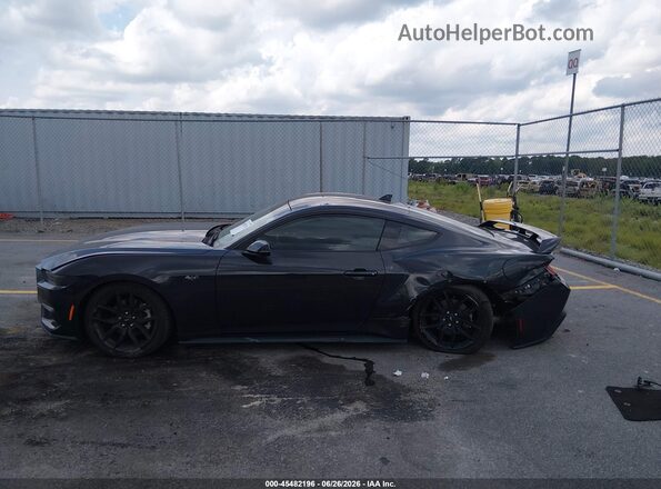 1FA6P8TH7R5116145 2024 FORD MUSTANG Black Rear interior view