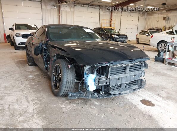 1FA6P8TH7R5124360 2024 FORD MUSTANG Black Դիմացի տեսք