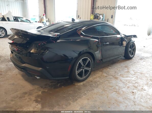 1FA6P8TH7R5124360 2024 FORD MUSTANG Black Հետևի աջ