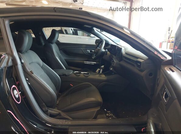 1FA6P8TH7R5124360 2024 FORD MUSTANG Black Սալոնի դիմացի տեսք